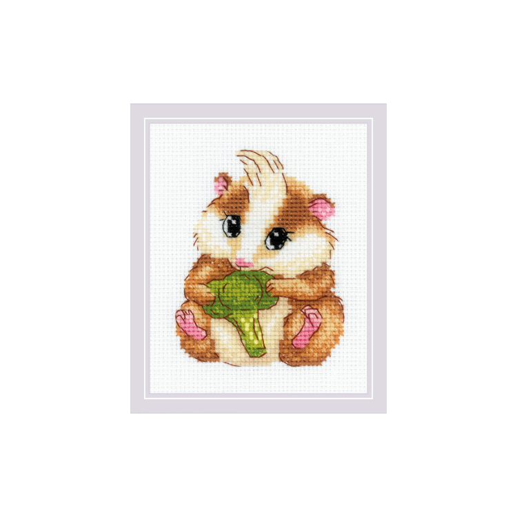 Cross stitch kit "Cute Hamster" 13x16 SR2185